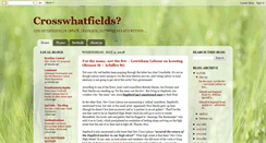 Desktop Screenshot of crossfields.blogspot.com