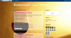 Desktop Screenshot of casamanolo1.blogspot.com