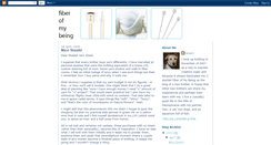 Desktop Screenshot of fiberofmybeing.blogspot.com