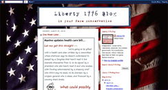 Desktop Screenshot of liberty1776blog.blogspot.com