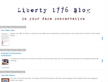 Tablet Screenshot of liberty1776blog.blogspot.com