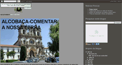 Desktop Screenshot of alcobacacomentaranossaterra.blogspot.com