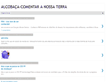 Tablet Screenshot of alcobacacomentaranossaterra.blogspot.com