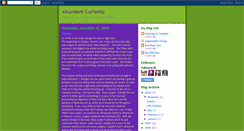 Desktop Screenshot of abundantcuriosity.blogspot.com