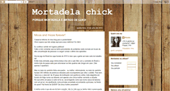 Desktop Screenshot of mortadelachick.blogspot.com