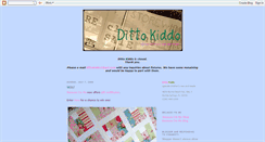 Desktop Screenshot of ditto-kiddo.blogspot.com