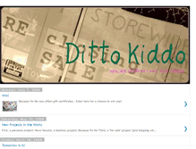 Tablet Screenshot of ditto-kiddo.blogspot.com