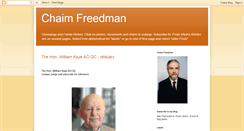 Desktop Screenshot of chfreedman.blogspot.com