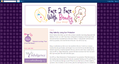 Desktop Screenshot of face2facewithbeauty.blogspot.com