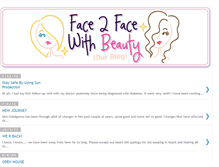 Tablet Screenshot of face2facewithbeauty.blogspot.com