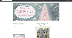 Desktop Screenshot of joli-paquet.blogspot.com