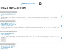 Tablet Screenshot of keam-keralaentranceexam.blogspot.com