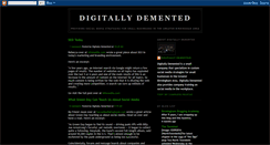 Desktop Screenshot of digitallydemented.blogspot.com