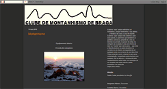 Desktop Screenshot of clubemontanhismodebraga.blogspot.com