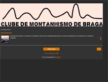 Tablet Screenshot of clubemontanhismodebraga.blogspot.com