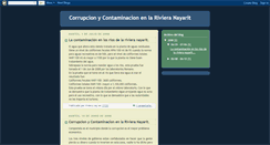 Desktop Screenshot of contaminacion-riviera-nayarit.blogspot.com