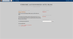 Desktop Screenshot of chromeaccessoriessite.blogspot.com