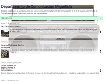 Tablet Screenshot of comunicacionmiguelista.blogspot.com