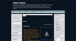 Desktop Screenshot of indiabestfashion.blogspot.com