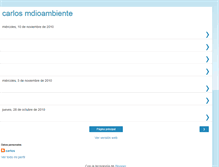 Tablet Screenshot of carlos-carlosmdioambiente.blogspot.com