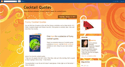 Desktop Screenshot of funnycocktailquotes.blogspot.com
