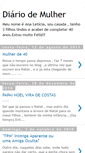 Mobile Screenshot of diariodemulher38.blogspot.com