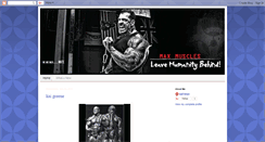 Desktop Screenshot of maxmuscles.blogspot.com