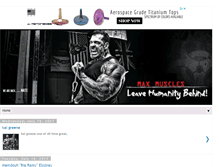 Tablet Screenshot of maxmuscles.blogspot.com