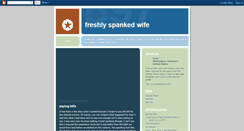 Desktop Screenshot of freshlyspankedwife.blogspot.com