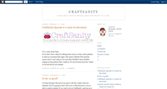 Desktop Screenshot of craftsanity.blogspot.com