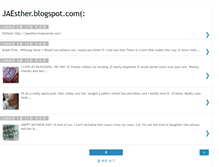 Tablet Screenshot of jaesther.blogspot.com