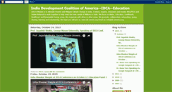 Desktop Screenshot of idca-education.blogspot.com