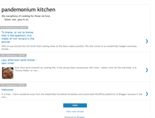 Tablet Screenshot of pandemoniumkitchen.blogspot.com