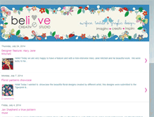 Tablet Screenshot of believecreativestudio.blogspot.com