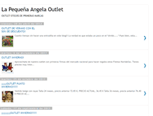 Tablet Screenshot of lapequenaangelaoutlet.blogspot.com