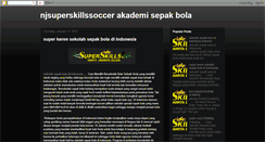 Desktop Screenshot of njsuperskillssoccer.blogspot.com