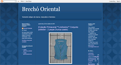 Desktop Screenshot of brecho-oriental.blogspot.com