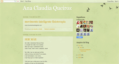 Desktop Screenshot of anaclaudiaqueiroz.blogspot.com