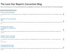 Tablet Screenshot of lonestarreport.blogspot.com