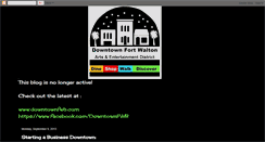 Desktop Screenshot of downtownfwb.blogspot.com