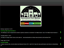 Tablet Screenshot of downtownfwb.blogspot.com