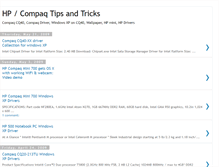 Tablet Screenshot of compaqtips.blogspot.com