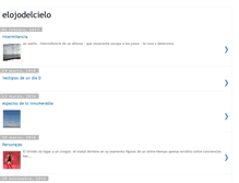 Tablet Screenshot of elojodelcielo.blogspot.com