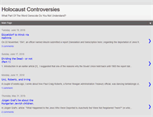 Tablet Screenshot of holocaustcontroversies.blogspot.com