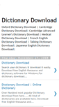 Mobile Screenshot of dictionarydownload.blogspot.com