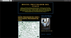 Desktop Screenshot of hostelprocuradordelcusco.blogspot.com