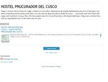 Tablet Screenshot of hostelprocuradordelcusco.blogspot.com