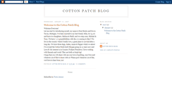 Desktop Screenshot of cottonpatchblog.blogspot.com