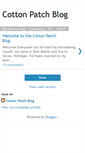Mobile Screenshot of cottonpatchblog.blogspot.com