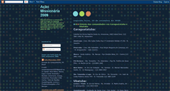 Desktop Screenshot of acaomissionaria2009.blogspot.com